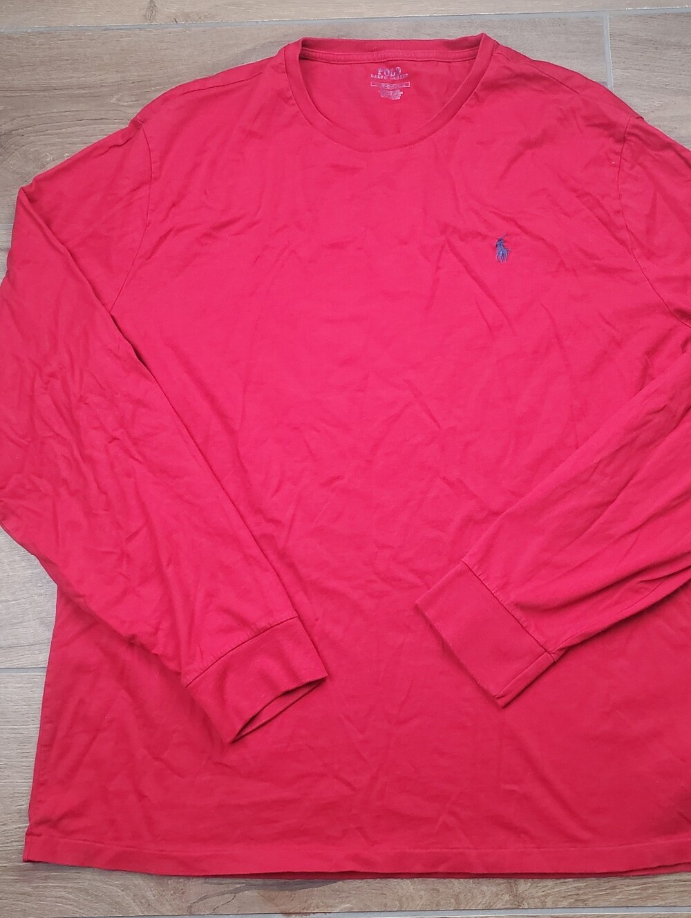 Polo Ralph Lauren Men’s XL Red Long Sleeve T-Shirt Crew Neck Pony Logo